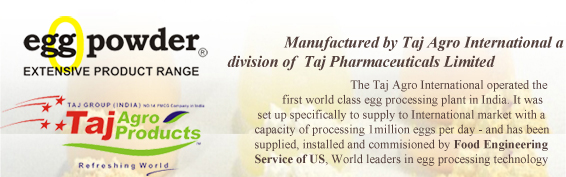 egg powder manufacturer india, usa taj agro