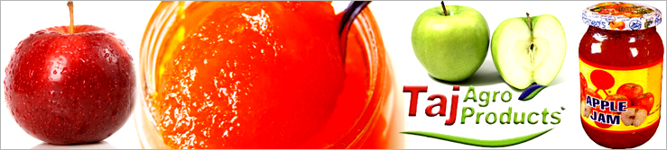 Apple fruit jam top banner